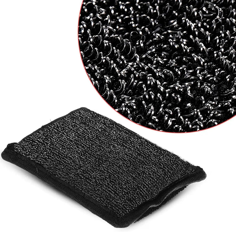 Grill Brush Bristle Free(Steel Wire),Replaceable BBQ Cleaning Head,Safe Replacement Cleaning Pad for Cast Iron or Stainless-Steel Grates (No Handle) by GreenHaven Gardens