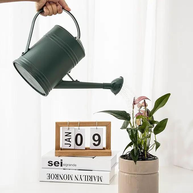 Plastic Indoor Watering Can with Sprinkler Head - 68 oz, 1/2 Gallon by GreenHaven Gardens