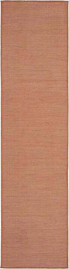 Nourison Home Home Positano 6' Runner Fabric Terracotta Area Rug by GreenHaven Gardens