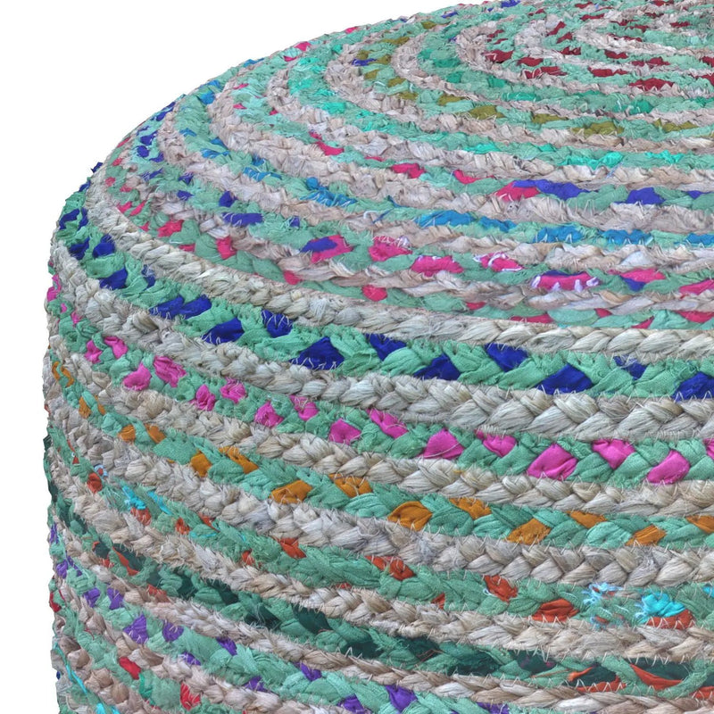 Margo - Handcrafted Round Pouf by HouseOfZazla