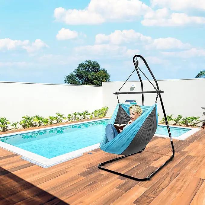 Sorbus Hanging Hammock Chair - Tree Pod Sensory Swing - Outdoor Camping Cacoon Chair - Collapsible and Lightweight Swings - Swinging Rocker Chairs for Camp, Travel, Hiking, Tent, Porch (500 lb Max) by GreenHaven Gardens