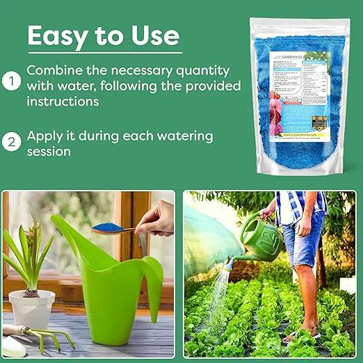 20-20-20 Water-Soluble Fertilizer – Powder for Liquid Plant Food for Indoor & Outdoor Plants, Orchids, Vegetables, Lawns, Flowers – 20 20 20 Fertilizer (10 QUARTS) by GreenHaven Gardens