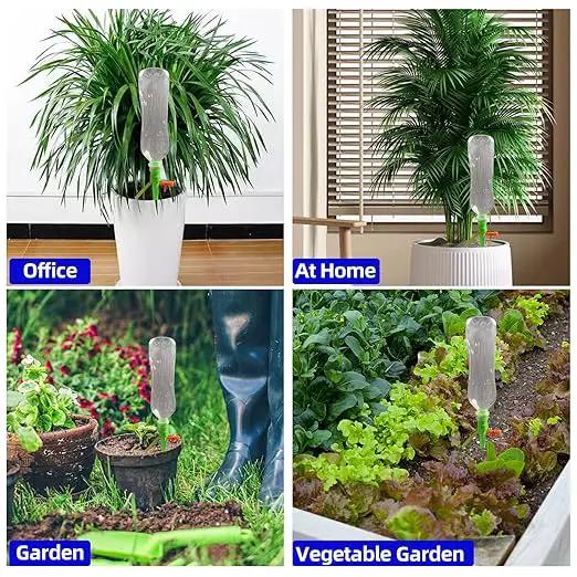 Self Watering Planter Insert Devices, Garden Automatic Watering System, Plant Watering Spikes for Outdoor Plants, Potted Plant Watering System for Vacation（16 PCS) by GreenHaven Gardens
