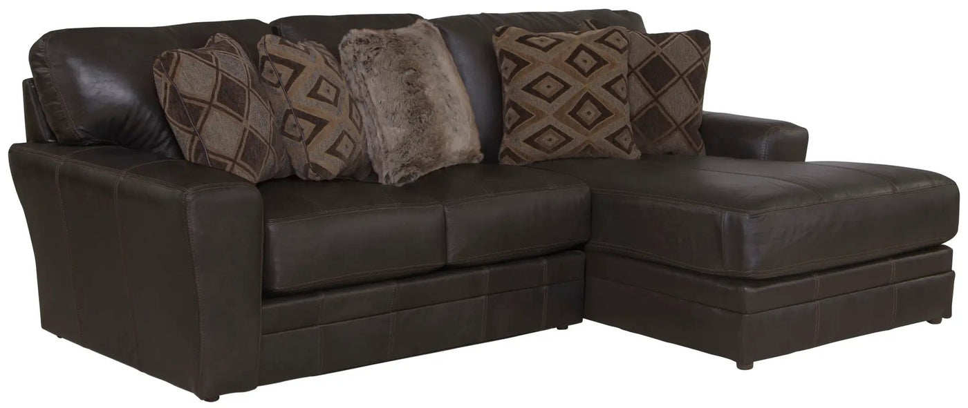 Denali - Italian Leather Match Sectional by Unique Piece Furniture
