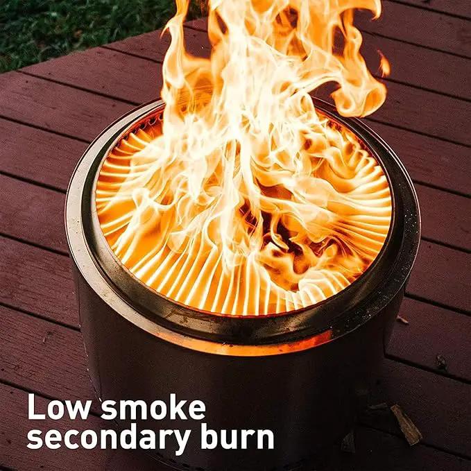 Solo Stove Ranger 2.0, 15 Inch Smokeless Fire Pit – Portable Stainless Steel Outdoor Fireplace with Carry Case - Lightweight Fireplace, Removable Ash Pan, Ideal for 2-4 People, 15lbs by GreenHaven Gardens
