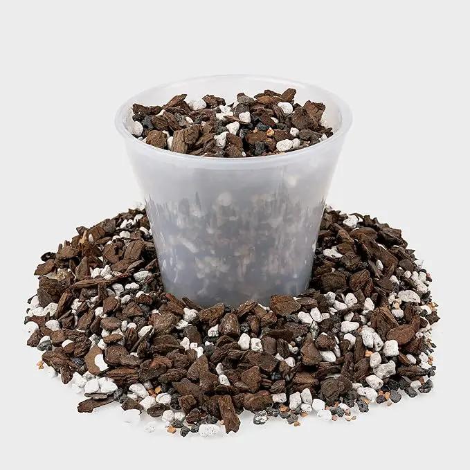 Premium Bonsai Soil All Purpose Fast Draining Mix - Pumice, Lava, Calcined Clay and Pine Bark Potting Pre Mixed Bonsai Plant Soil Mixture by GARDENERA - Made in USA - (5 Quart Bag) by GreenHaven Gardens