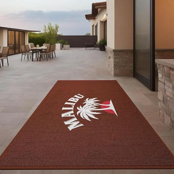 Custom Doormat Floor Mat Entryway Area Rug Welcome Carpet for Business Home Indoor/Outdoor Non Slip Washable Waterproof Durable by GreenHaven Gardens