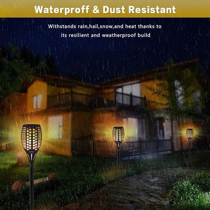 Aityvert Upgraded Solar Torch Lights 43 inches Flickering Dancing Flames Outdoor Waterproof Landscape Lighting Dusk to Dawn Auto On/Off Solar Lights for Yard Garden Patio Pool 1-Pack by GreenHaven Gardens