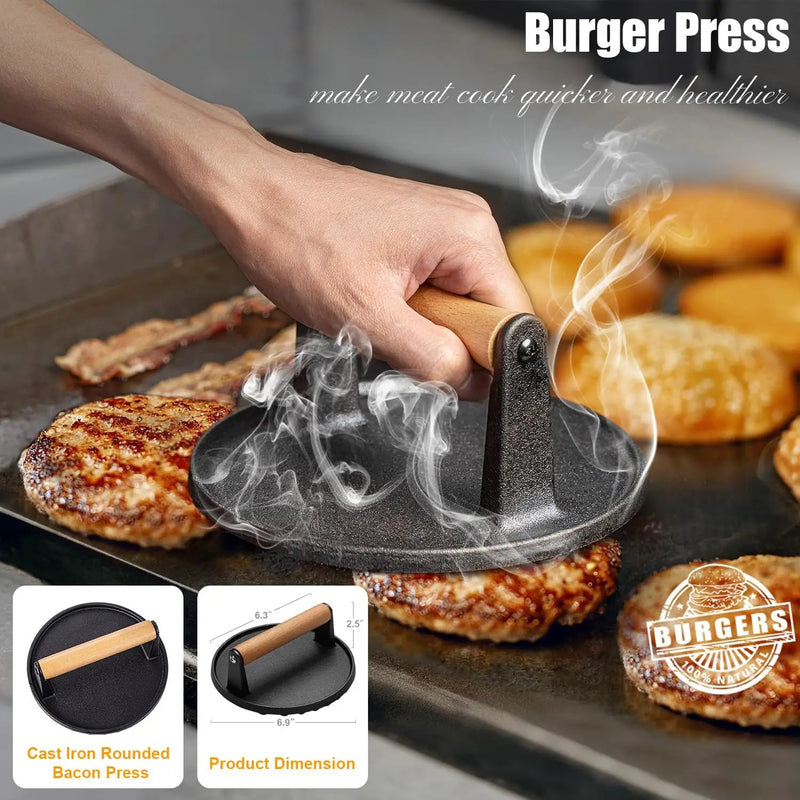 27pcs Griddle Accessories Kit for Blackstone, Professional Hibachi Flat Top Grill Tools, Enlarged Spatula Gift Set with Basting Cover，Burger Press Patty Maker for Outdoor BBQ Teppanyaki by GreenHaven Gardens