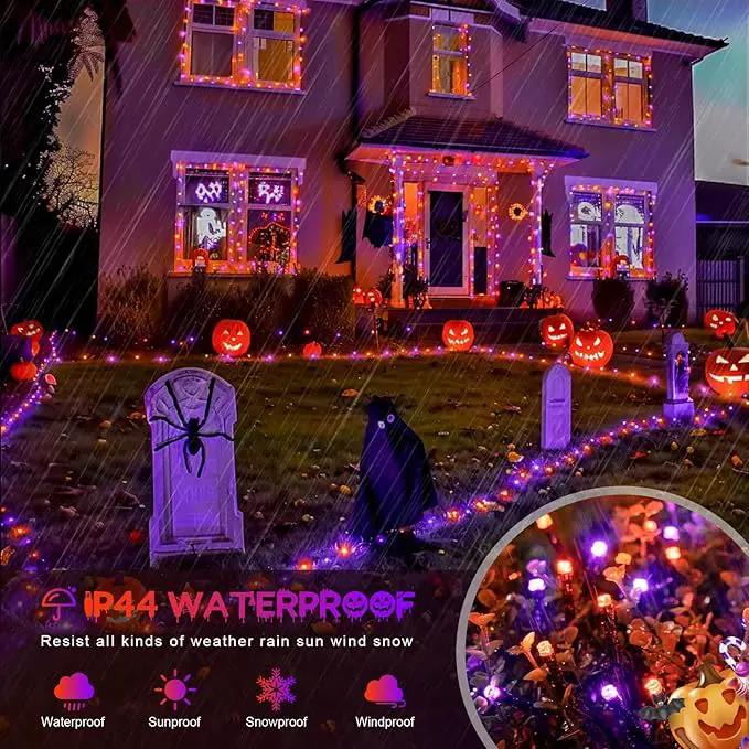 JMEXSUSS 800 LED Christmas Lights Outdoor, 173ft 8 Modes Christmas Tree Lights Warm White, Waterproof Christmas Twinkle String Lights Plug in for House Party Wedding Xmas Indoor Decorations by GreenHaven Gardens