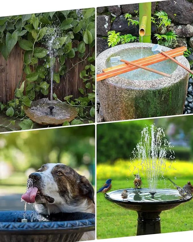 Biling Solar Water Fountain for Bird Bath, 3.5W Solar Water Pump Outdoor with 10ft Cable, 4ft Tubing, Solar Pond Pump for BirdBath, Garden Small Ponds (Need Direct Sunlight) by GreenHaven Gardens
