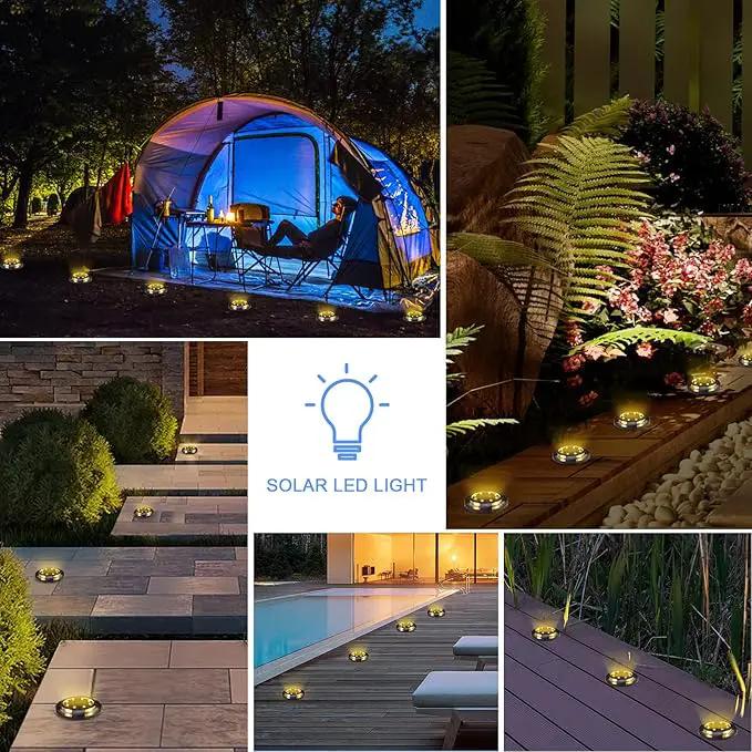 K.E.J. Solar Lights Outdoor Solar Lights for Outside 12 Pack Solar Lights Outdoor Waterproof Solar Garden Lights Landscape Lighting for Patio Pathway Lawn Yard Deck Driveway Walkway by GreenHaven Gardens