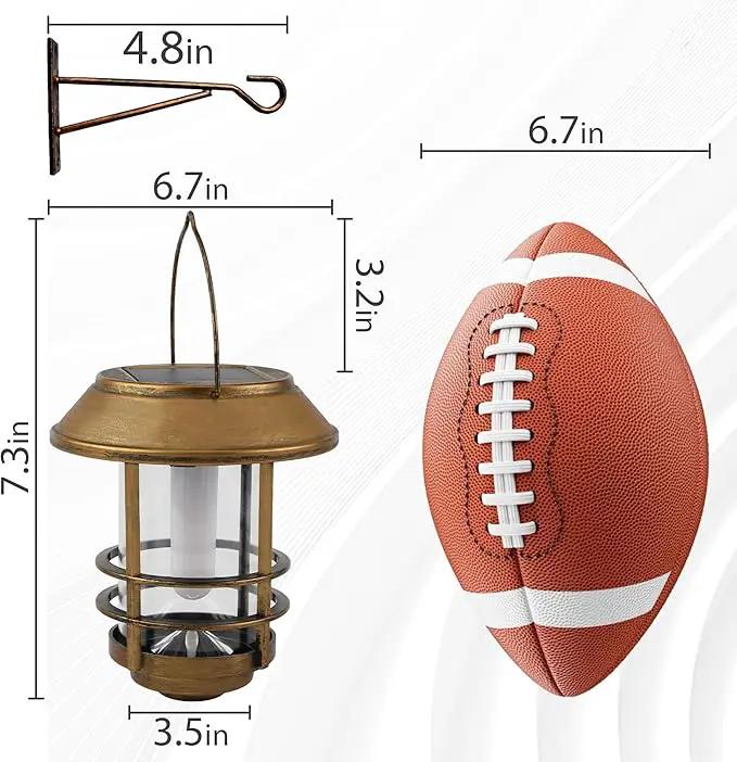 Otdair Solar Wall Lantern Outdoor, Flickering Flames Solar Sconce Lights Outdoor, Hanging Solar Lamps Wall Mount for Front Porch, Patio and Yard, 2 Pack, Yellow Bronze by GreenHaven Gardens