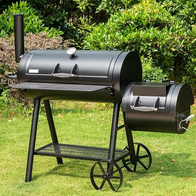 Sophia & William Heavy-Duty Charcoal Outdoor Smoker Grills, Extra Large Offset Smoker (941 SQ.IN. Cooking Area), Charcoal Grill & Smoker Combo for BBQ Patio Cooking by GreenHaven Gardens
