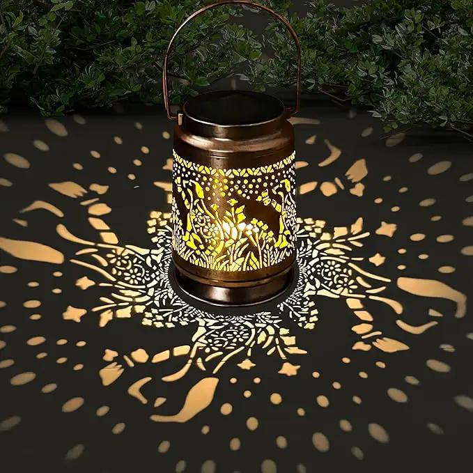 KY&BOSAM Pet Dog Memorial Solar Lights Outdoor Garden Decor Solar Lanterns Outdoor Waterproof Metal Light Memorial Gift, Pet Loss, Pet Sympathy, Thoughtful Dogs and Cats Remembrance, Bereavement Gift by GreenHaven Gardens