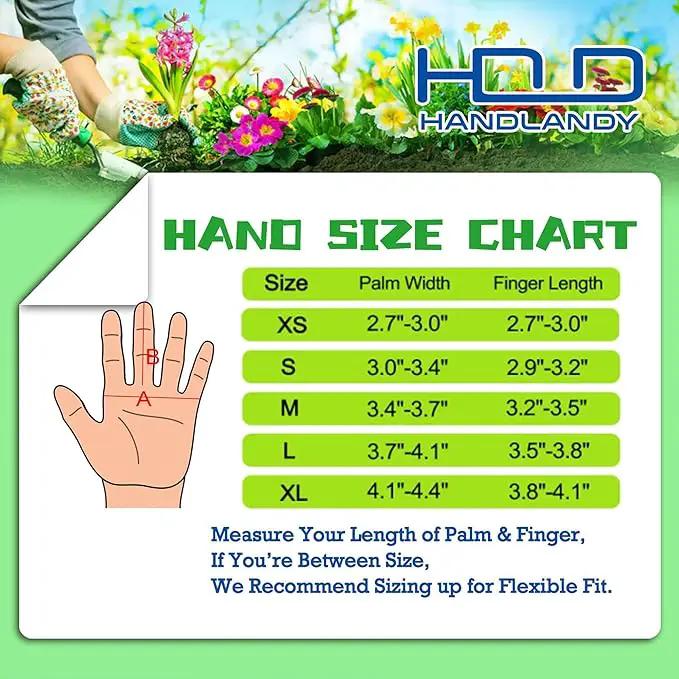 HANDLANDY Pruning Gloves Long for Men & Women, Pigskin Leather Rose Gardening Gloves- Breathable & Durability Gauntlet Glove (Small, Beige) by GreenHaven Gardens