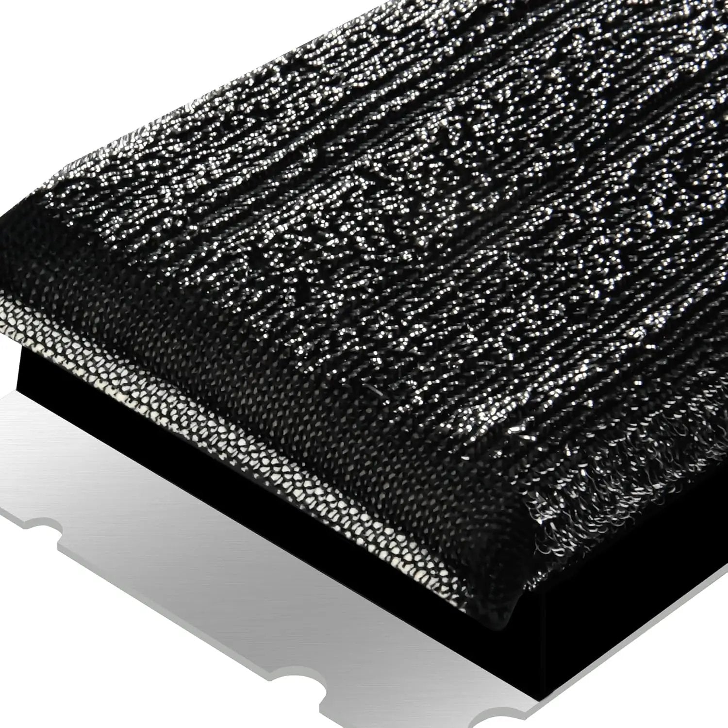 Bristle-Free BBQ Grill Brush & Scraper - Heavy Duty Barbecue Cleaner with Extended Handle‌ by GreenHaven Gardens