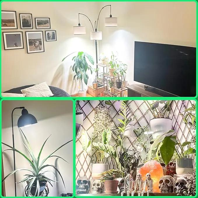 LED Grow Light Bulbs for Indoor Plants Full Spectrum, 320W Equivalent Plant Light Bulb, 4000K Plant Grow Light Bulb, Grow Bulb for E26 Regular Fixtures, Pack 1 by GreenHaven Gardens