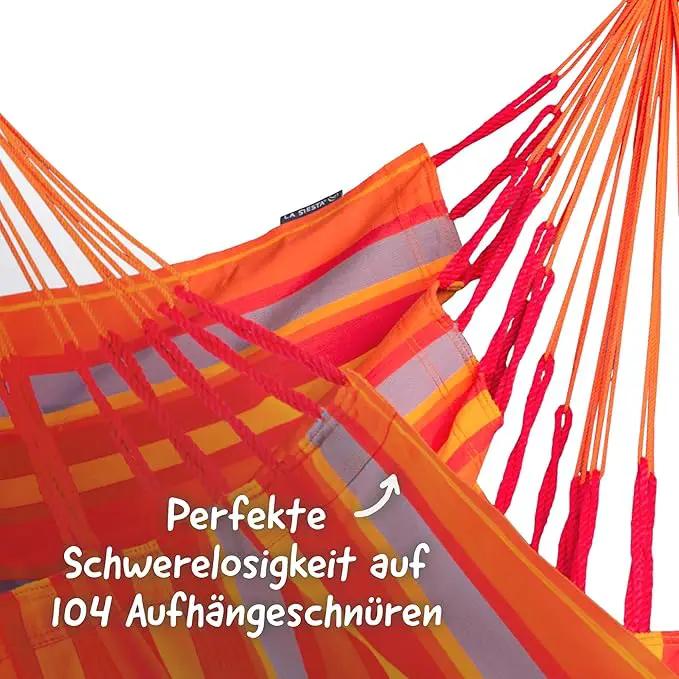LA SIESTA® - Large Comfort Domingo Hammock Swing Chair & CasaMount - Weather & Tear Resistant Hanging Chair - Outdoor Indoor Hammock Chair w/Suspension Kit for Walls Ceilings Square Beams - Toucan by GreenHaven Gardens