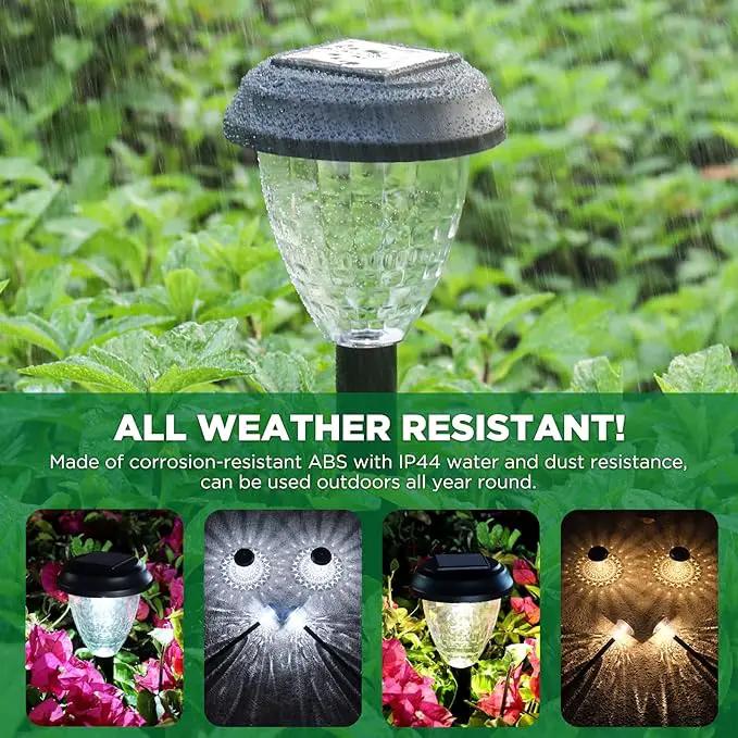 Super Bright Solar Lights Outdoor Waterproof 10 Pack, Dusk to Dawn Up to 12 Hrs Solar Powered Pathway Garden Lights Auto On/Off, LED Landscape Lighting Decorative for Walkway Patio Yard by GreenHaven Gardens