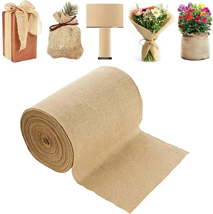 VEVOR Burlap Fabric Roll, 14” x 150 ft High Density Natural Jute Fiber Material for Outdoor Plant Care, Tree Wrap Roll, Decor, DIY Crafts, Wedding, Garden Weed Barrier, Plants & Trees Winter Covering by GreenHaven Gardens