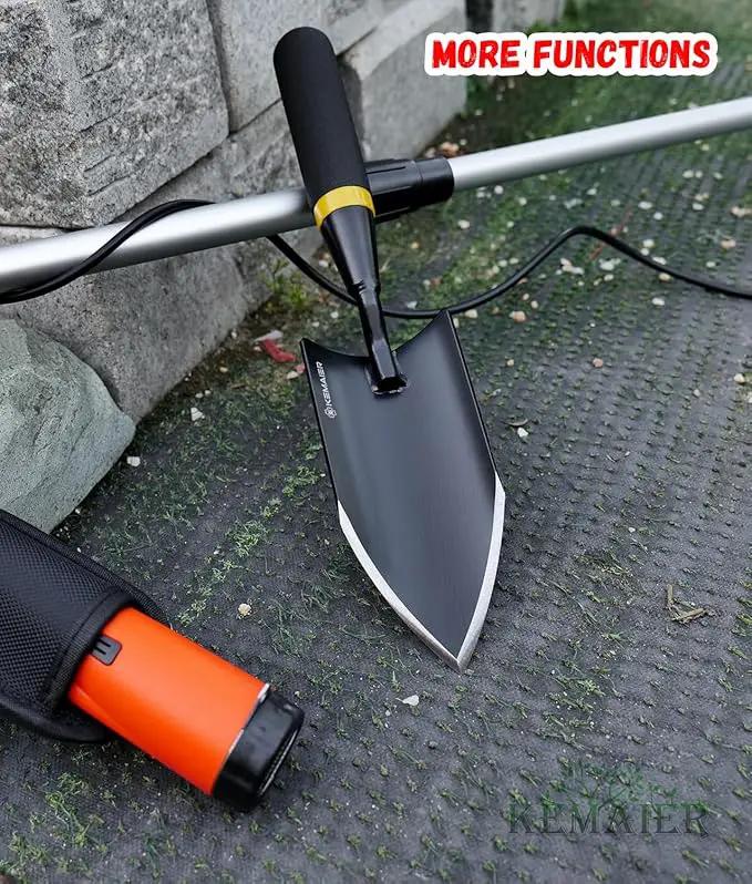 Garden Shovel - Heavy Duty Gardening Hand Trowel, Carbon Steel Garden Trowel with Rubberized Handle, Trowel Garden Tool for Diligent Farmer Soil Planting Digging Transplanting by GreenHaven Gardens
