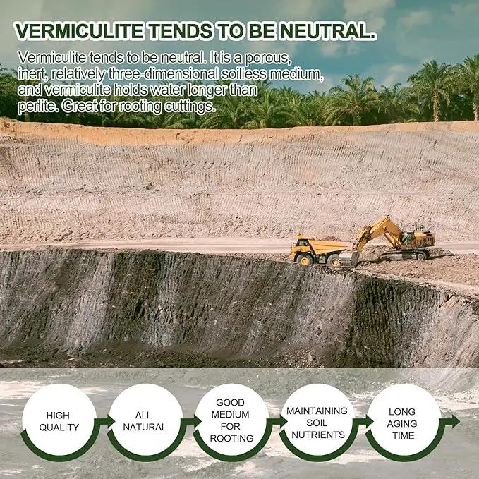 10QT Horticultural Vermiculite Bulk, Organic Vermiculite for Plants, Course Grade Vermiculite for Gardening, for houseplants, for Mushrooms, to Maintain Soil Moisture and Plant Growth(5-8mm) by GreenHaven Gardens