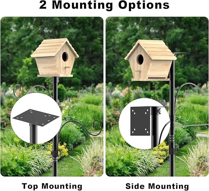 Bird Houses for Outside,Wooden Birdhouse Finch Cardinals Hanging, Birdhouse Nesting Box for Wild Bird Viewing,Funny Patio and Outdoor Yard Decoration (House) by GreenHaven Gardens
