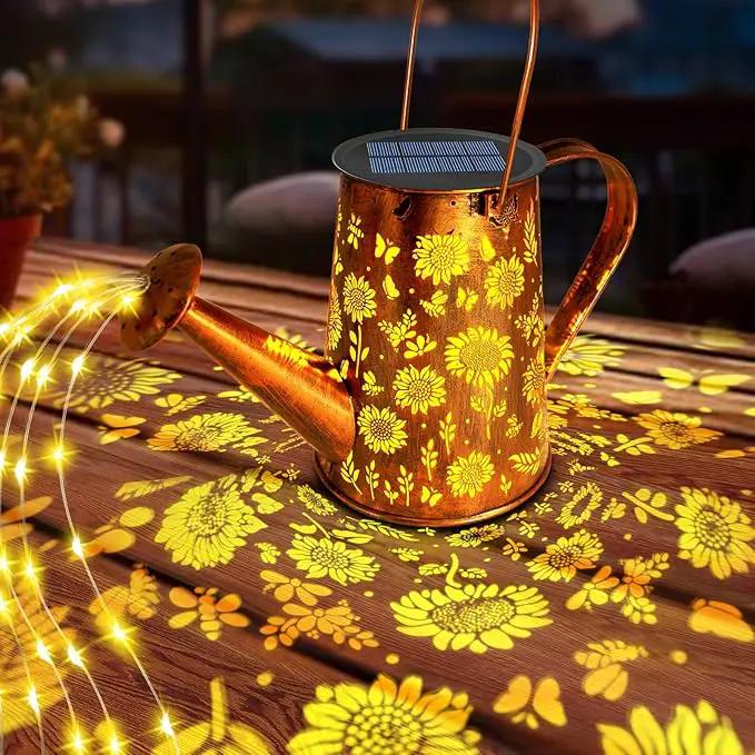 Solar Watering Can Lights, Sunflower Mother's Day Gifts for Women Mom Grandma Birthday, Large Hanging Solar Lantern Waterproof Outdoor Garden Decorations for Yard Porch Landscape Patio Pathway by GreenHaven Gardens