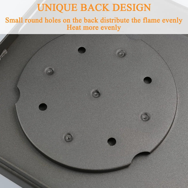 Griddle for Camp Chef 2 Burner Stove, Flat Top Griddle fits Camp Chef Accessories, 14 x 32'' Outdoor Cooking Systems by GreenHaven Gardens