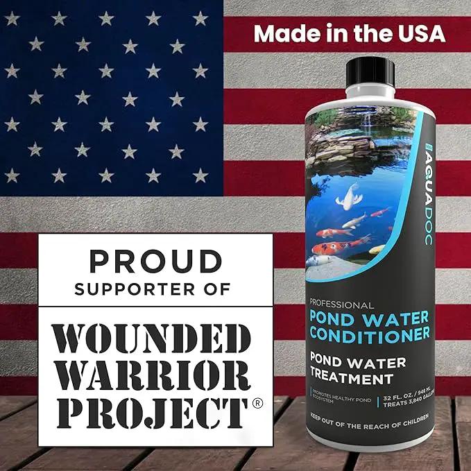 Fish Pond Water Conditioner - Convert tap Water to Fish-Friendly Pond Water - AquaDoc Pond Supplies by GreenHaven Gardens