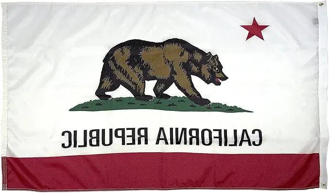 FlagSource California Nylon State Flag, Made in USA, 8x12' by GreenHaven Gardens