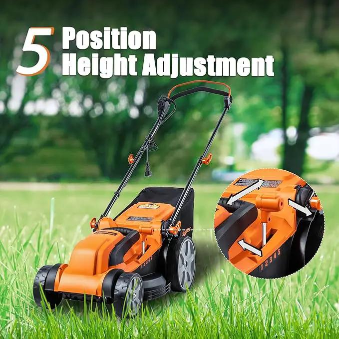 LawnMaster MEB1216K Electric Lawn Mower 16-Inch 12AMP by GreenHaven Gardens