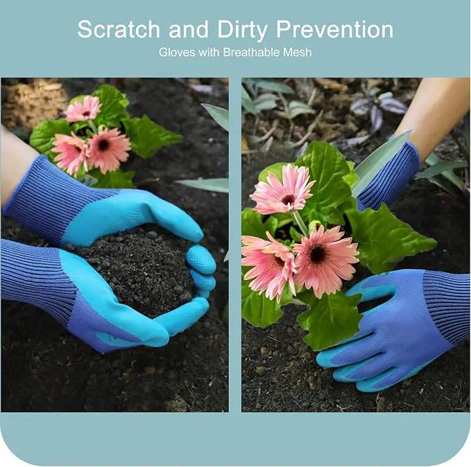 Kynup Garden Tools 7-Piece, Gardening Hand Tools, Gardening Tools Set with Rust-Proof,Stainless Steel, Aluminum Alloy Material, Gardening Supplies Set Ideal Gardening Gift by GreenHaven Gardens