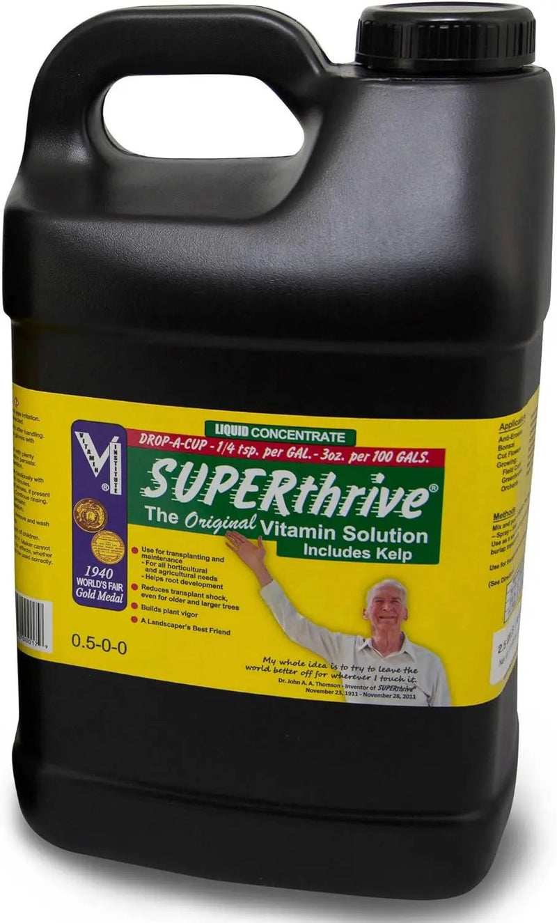 SUPERthrive VI30181 Plant Vitamin Solution, 2.5 Gallon by GreenHaven Gardens