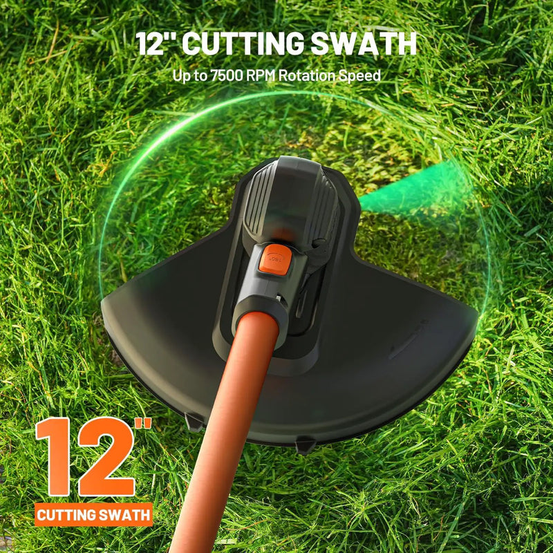 Litheli Cordless Weed Wacker 12 Inch, U20 Handy+ 20V String Trimmer & Weed Eater with 2.0Ah Battery, Grass Trimmer Tools for Garden, Yard and Farm by GreenHaven Gardens