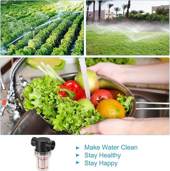 PATIKIL 3/4 Inch Water Pump Strainer Filter, Pipe Water Pump Strainer with 200 Mesh Stainless Steel Filter Screen for Irrigation Garden by GreenHaven Gardens