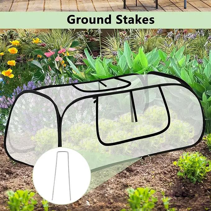 45"*22"*16"Garden Plant Covers with Two Air Hole and Breathable Mesh for Raised Beds, Accelerator Plants Cover, Mini Greenhouse Cover, Frost Cover for Plant Vegetable Seedling Protector 1PCS by GreenHaven Gardens
