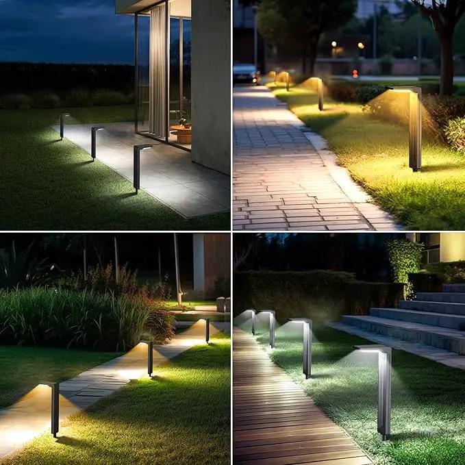 Sunvivo Solar Pathway Lights,2 Modes(Cold White/Warm White),Bright Solar Path Lights Outdoor Waterproof,Perfect Guide Light or Deco for Sideway,Driveway,Walkway,Backyard,Garden,Lawn,Event(4Pack) by GreenHaven Gardens