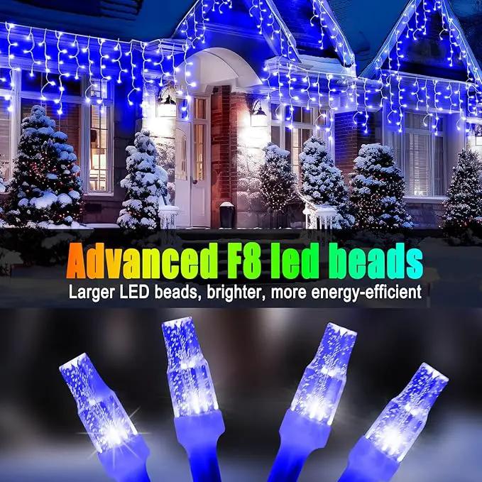 98FT 900LED F8 Upgraded Christmas Lights Decorations - 8 Modes Waterproof Outdoor Fairy String Lights With Memory and Timer - Plug-in for Holiday, Party, Wedding, Home, Roof by GreenHaven Gardens