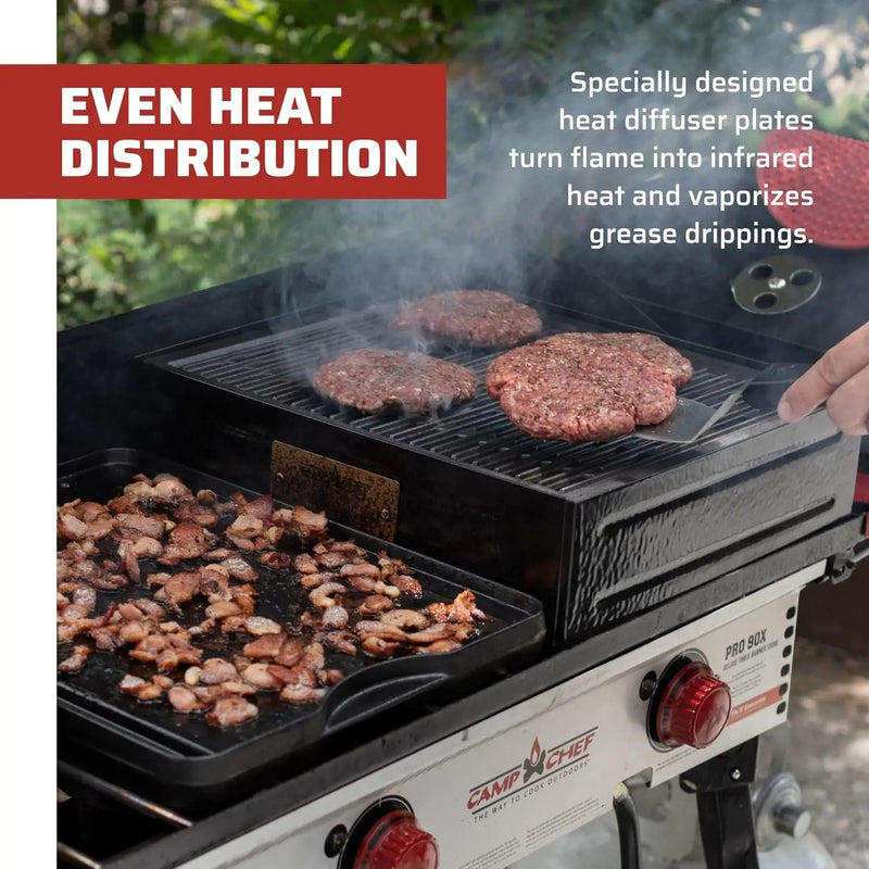 Camp Chef BB100L Barbecue Box with Lid Fits 14" Blue Flame Cooking Systems by GreenHaven Gardens
