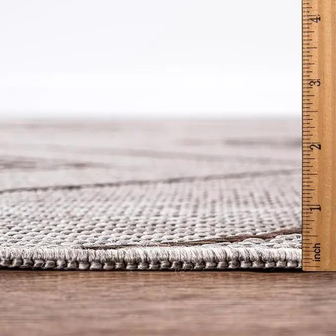 Keen Home Design Terrace Outdoor Runner Rug - 2x8 Washable Indoor/Outdoor Rug for Patio, Kitchen, Balcony, Beach, Garden, Deck and Porch, Size: 2'2"x7'7" by GreenHaven Gardens
