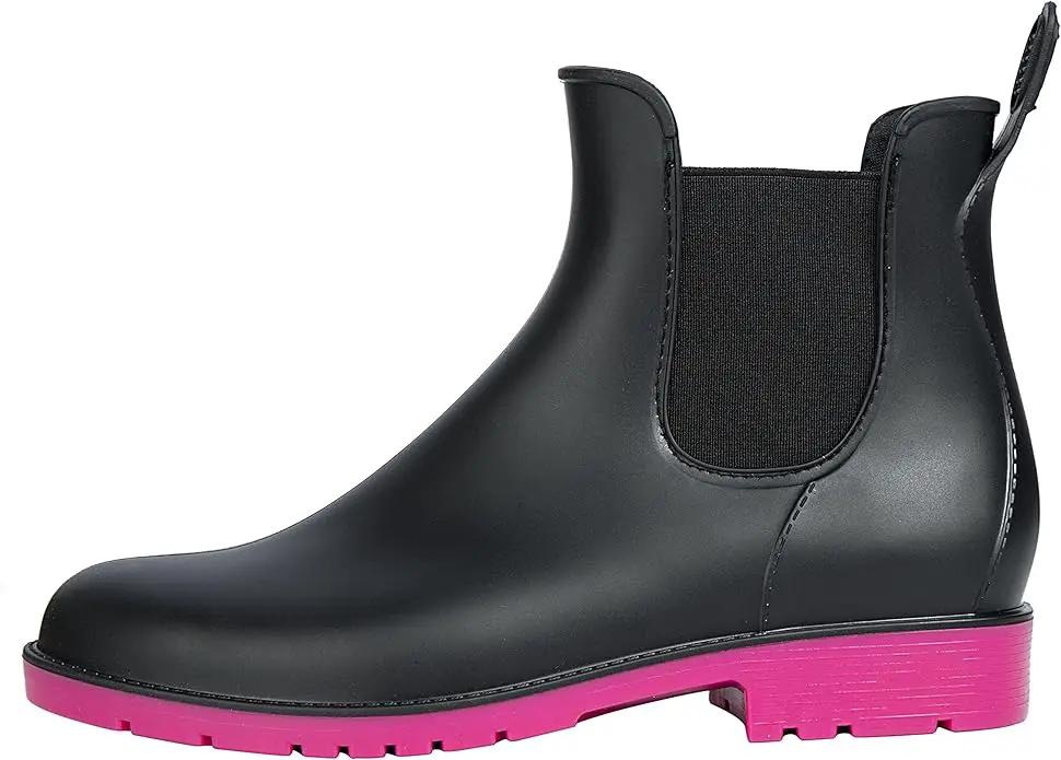 Asgard Women's Ankle Rain Boots Waterproof Chelsea Boots by GreenHaven Gardens