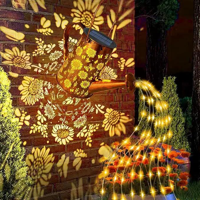 Solar Watering Can Lights, Sunflower Mother's Day Gifts for Women Mom Grandma Birthday, Large Hanging Solar Lantern Waterproof Outdoor Garden Decorations for Yard Porch Landscape Patio Pathway by GreenHaven Gardens