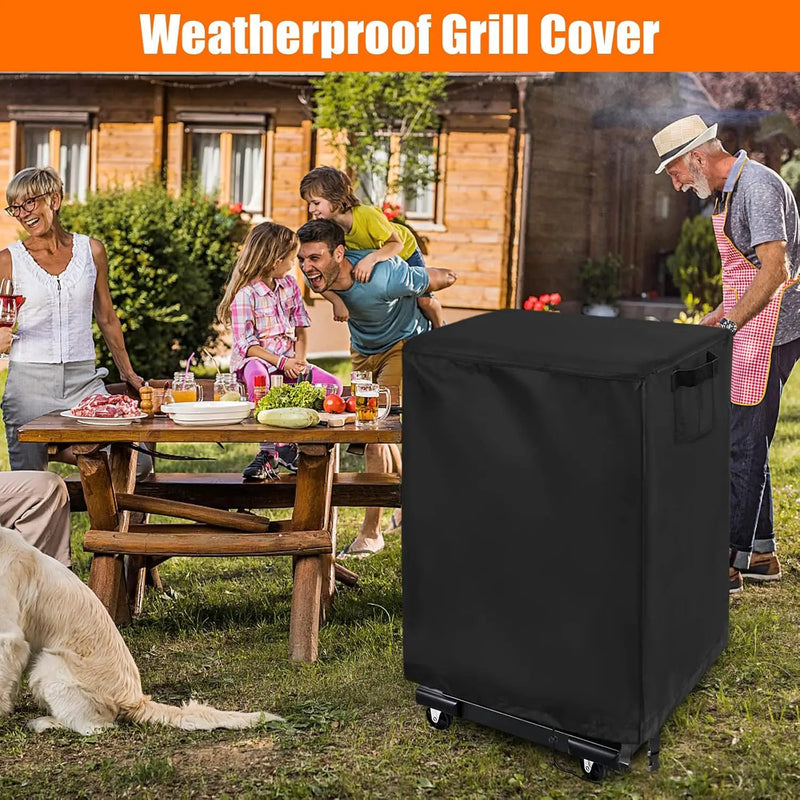 2 Burner Gas Grill Cover 32 Inch, Waterproof Cover for Char-Broil 463673519 Gas Grill, Protective Outdoor Grill Cover for Weber Nexgrill with Collapsed Side Tables by GreenHaven Gardens