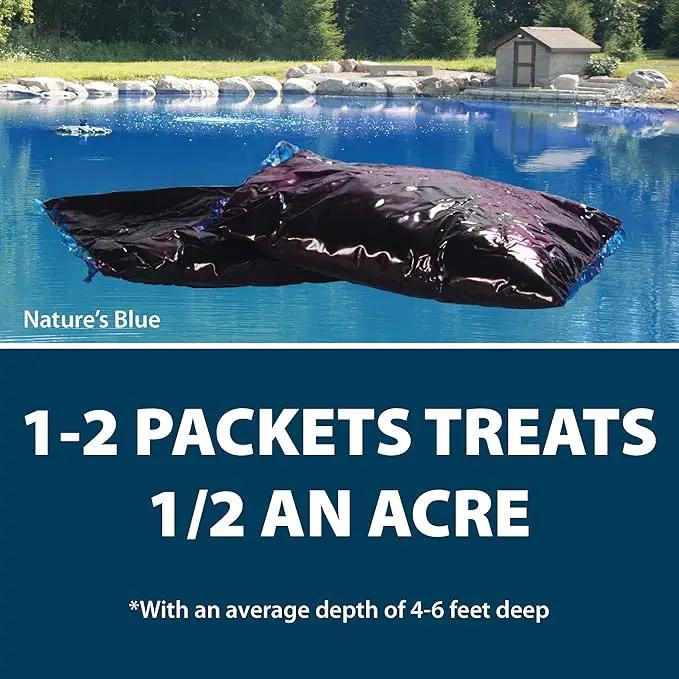 Airmax Black DyeMond Pond Dye Packets Natural Water Colorant for Ponds, Beneficial UV Blocking Color Concentrate, Fish, Bird & Animal Safe, 16 Packet by GreenHaven Gardens