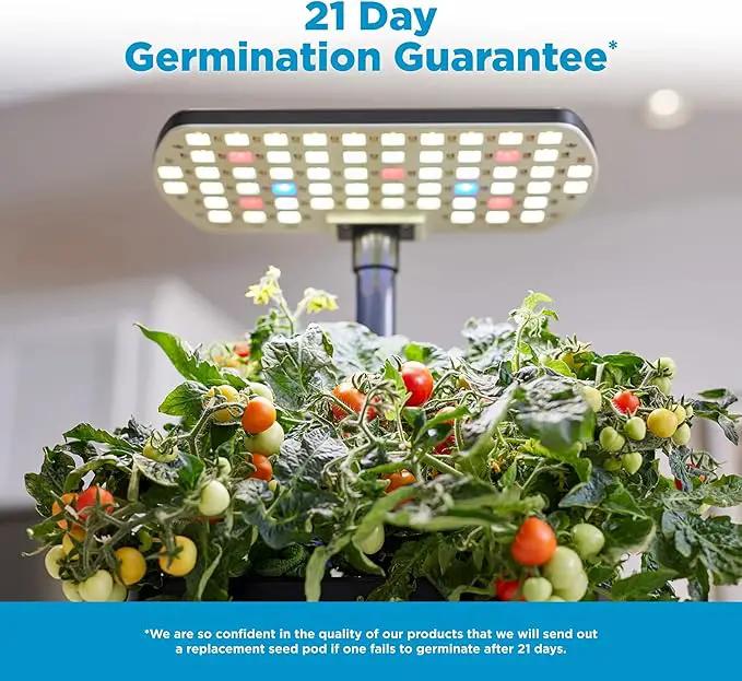 AeroGarden Harvest 2.0, Indoor Garden Hydroponic System with LED Grow Light, Holds up to 6 AeroGarden Pods, Green by GreenHaven Gardens