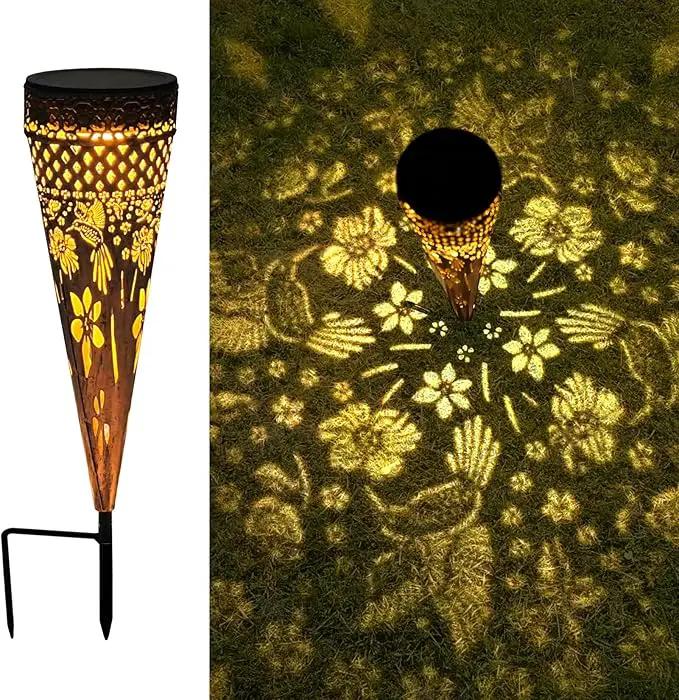 Solar Hummingbirds Garden Stakes Lights 4Pack Outdoor Decorative Lighting for Yard Pathway Patio Decor Lawn Ornament Gifts for Women Mom by GreenHaven Gardens