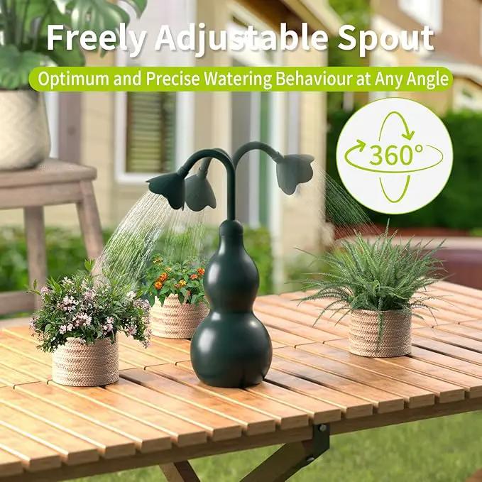 Squeeze Bottles for Plants, 11oz Small Watering Can for Succulent, Muti-Function Squirt Bottle for Seedling Watering, Wash, Tattoo, Dark Green by GreenHaven Gardens