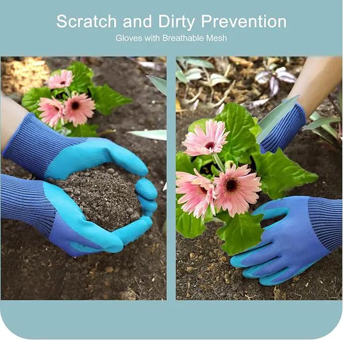 Kynup Garden Tools 7-Piece, Gardening Hand Tools, Gardening Tools Set Cultivators with Rust-Proof,Stainless Steel, Aluminum Alloy Material, Gardening Supplies Set Ideal Gift by GreenHaven Gardens